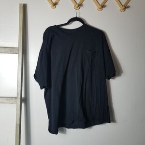 RUSSEL MEN'S BLACK POCKET TEE SIZE XXL (READ FULL DESCRIPTION)